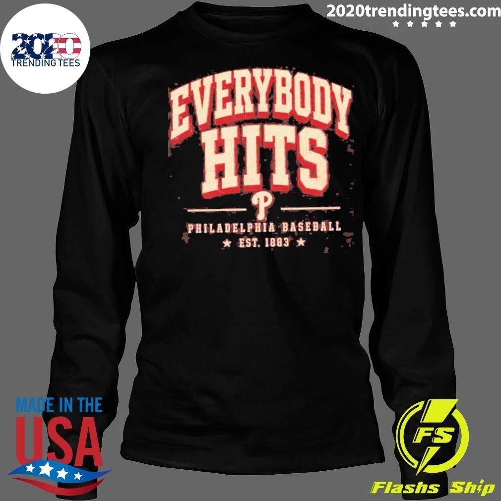 Philadelphia Phillie Est 1983 Everybody Hits Shirt