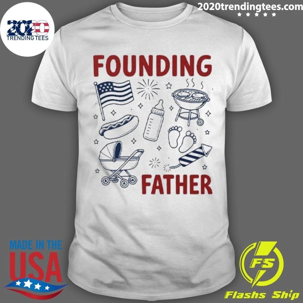 Founding Father 4th Of July 2026 Couple Shirt