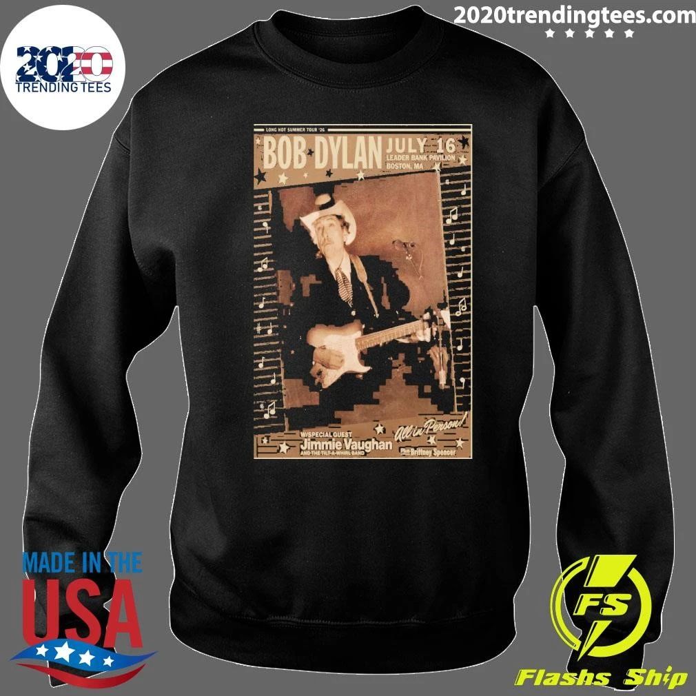 Bob Dylan July 16 2026 Boston, Ma Shirt