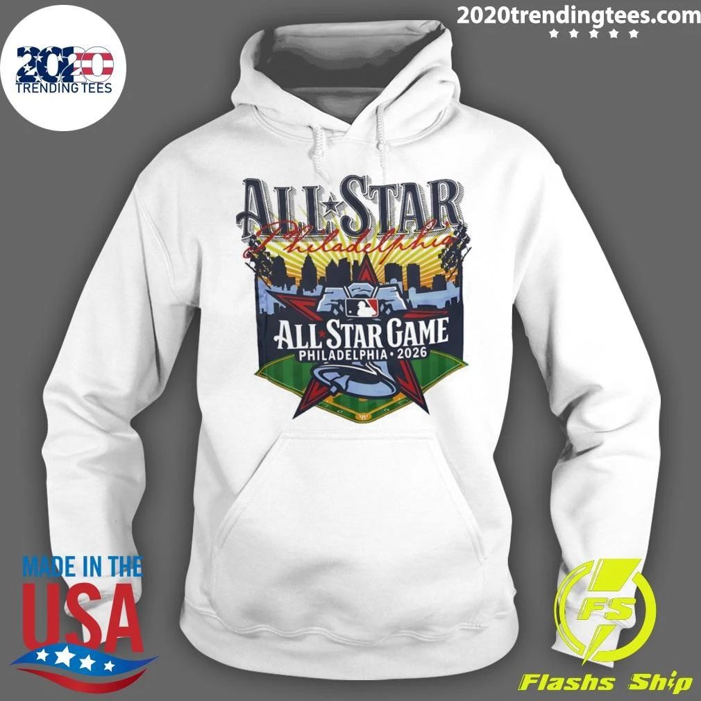 City Skyline Philadelphia Phillies Baseball Mlb 2026 All Star Game Logo Shirt