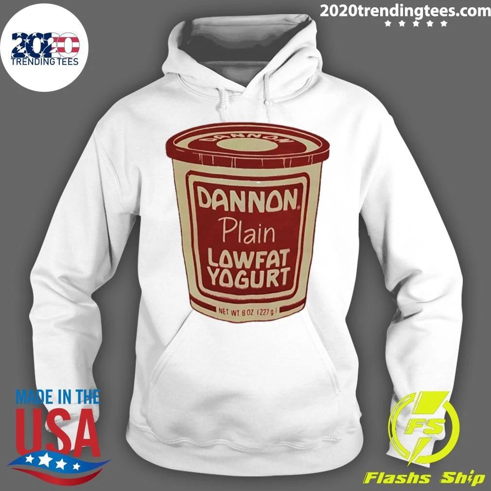 Dannon Plain Lowfat Yogurt Food 1980s Shirt