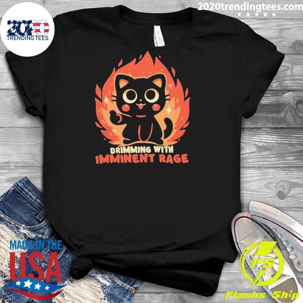 Angry Cat Brimming with Imminent Rage Shirt