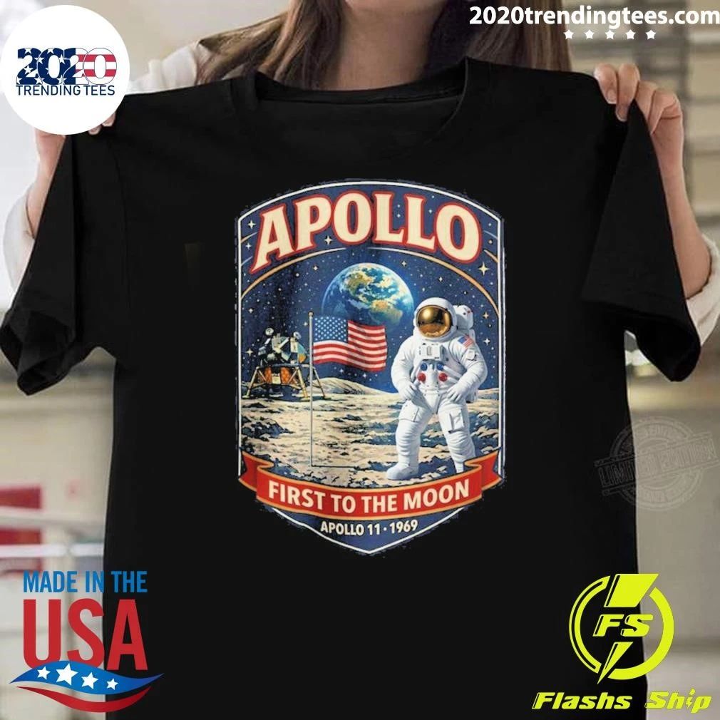 Apollo First To The Moon Apollo 11-1969 Shirt