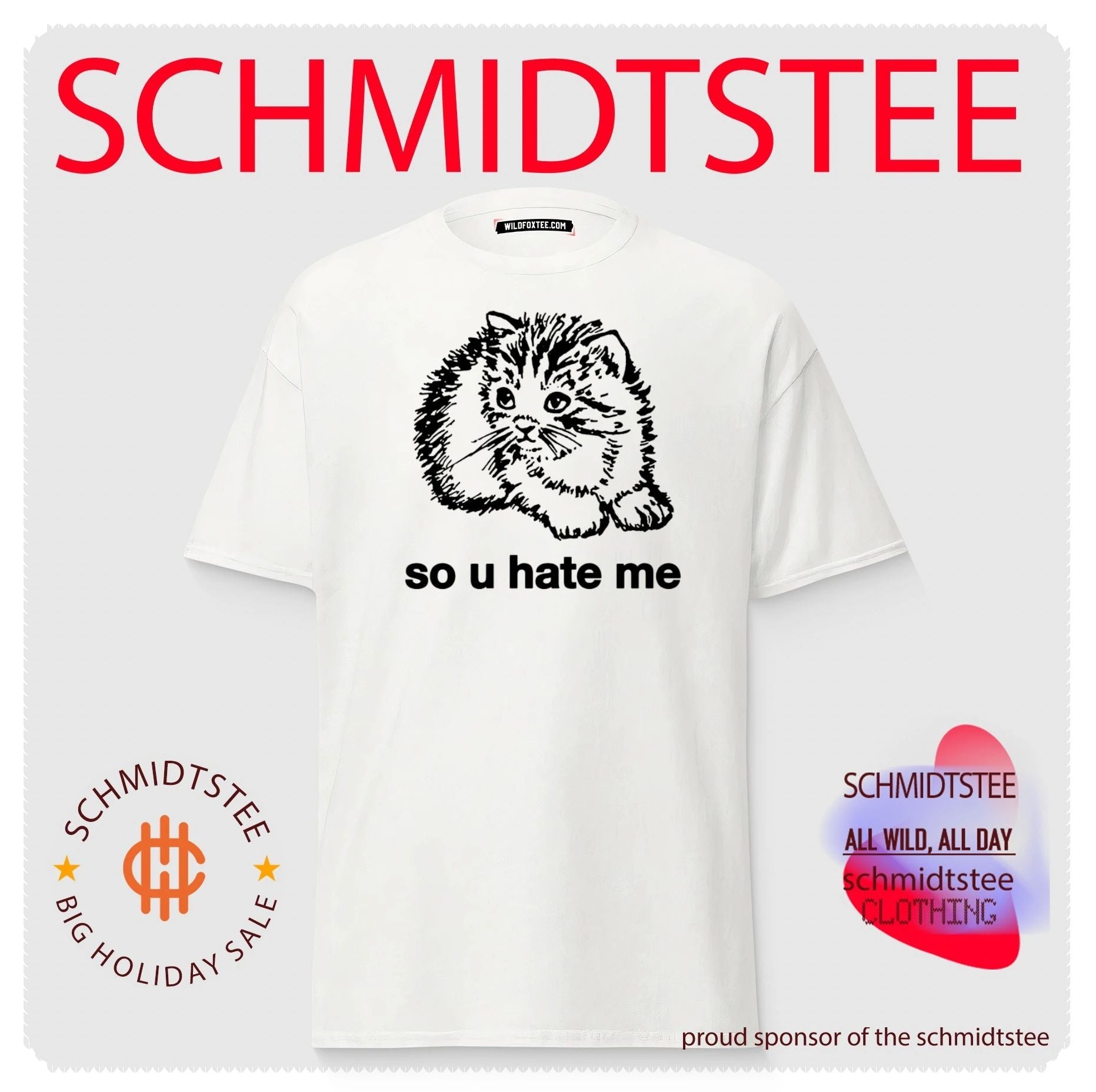 So U hate me cat shirt