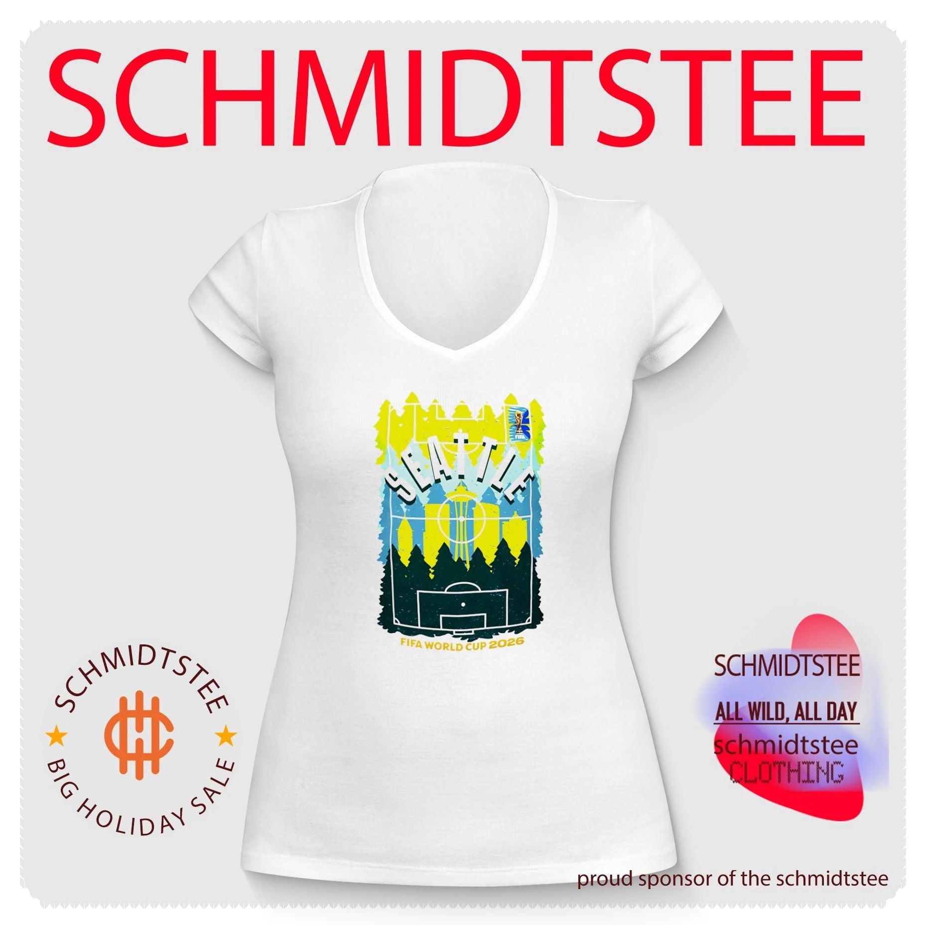 Seattle Coupe du Monde de la FIFA 2026 shirt