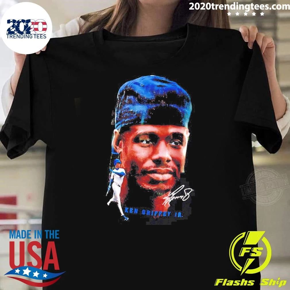 Ken Griffey Jr Big Head Graphic Signature Shirt