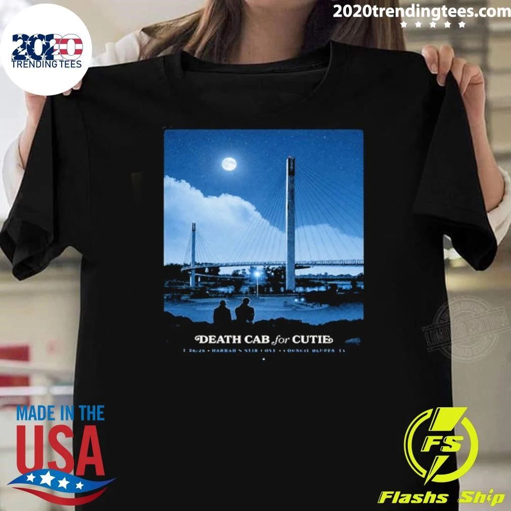 Death Cab For Cutie Council Bluffs, Ia 2026 Shirt