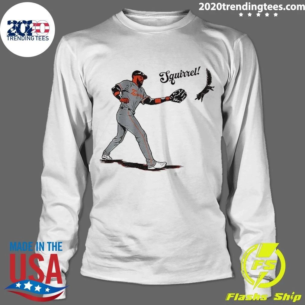 Leody Taveras Baltimore Orioles Baseball Squirrel Mlb 2026 Shirt