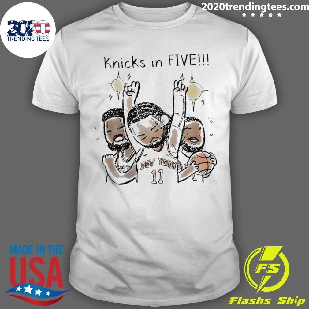 Knicks In Five Caricature Shirt