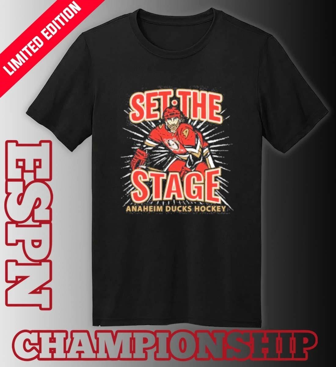 Anaheim Ducks Set the Stage Hockey Club Playoffs Shirt