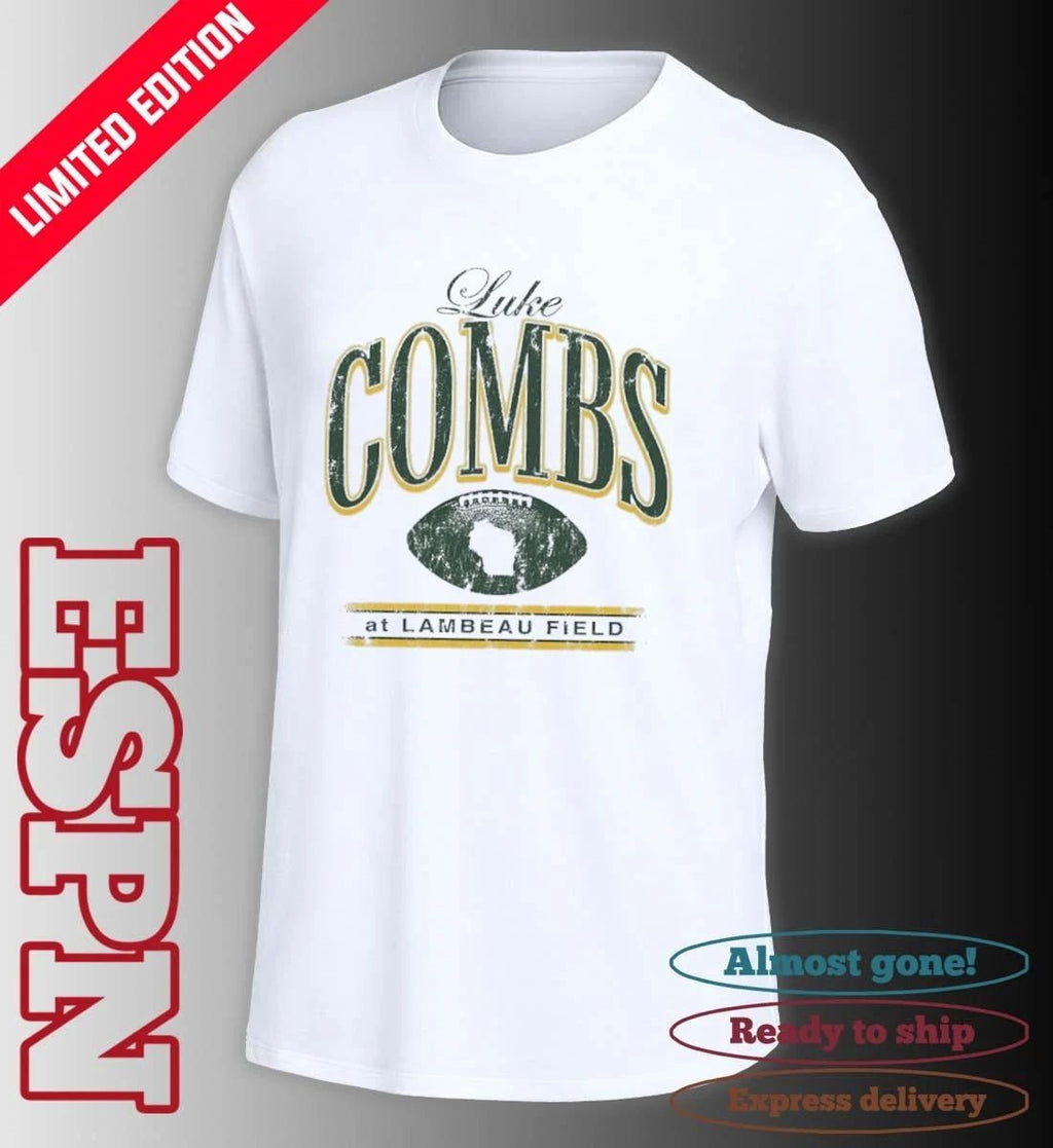 Luke Combs X Green Bay Packers Tour 2026 T-Shirt