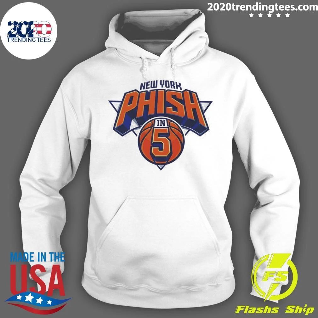 New York Phish In 5 Basketball Sports Logo Shirt