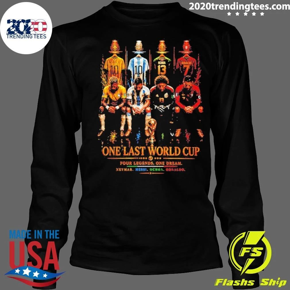 One Last World Cup Soccer Legends Brazil Argentina Mexico Portugal Inspired Shirt