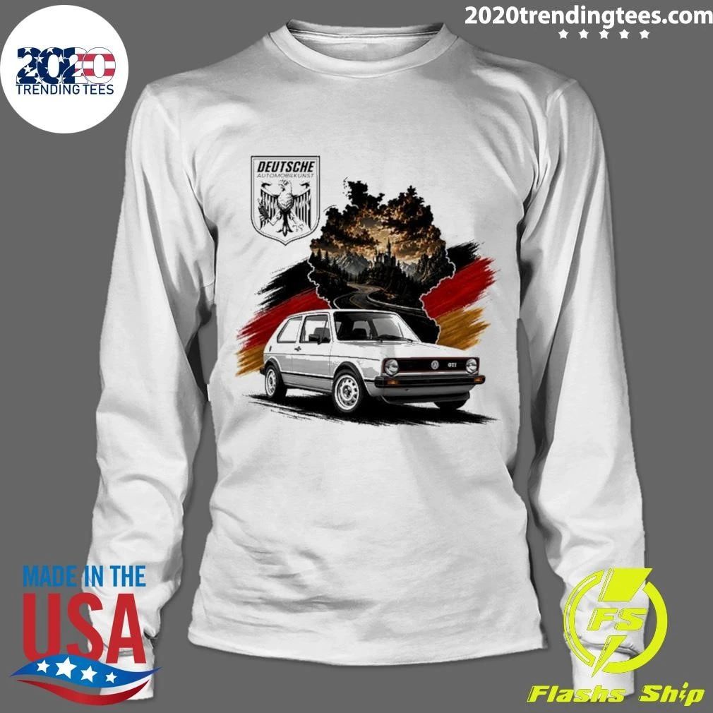 Deutsche Automobilkunst Volkswagen Golf Gti Shirt