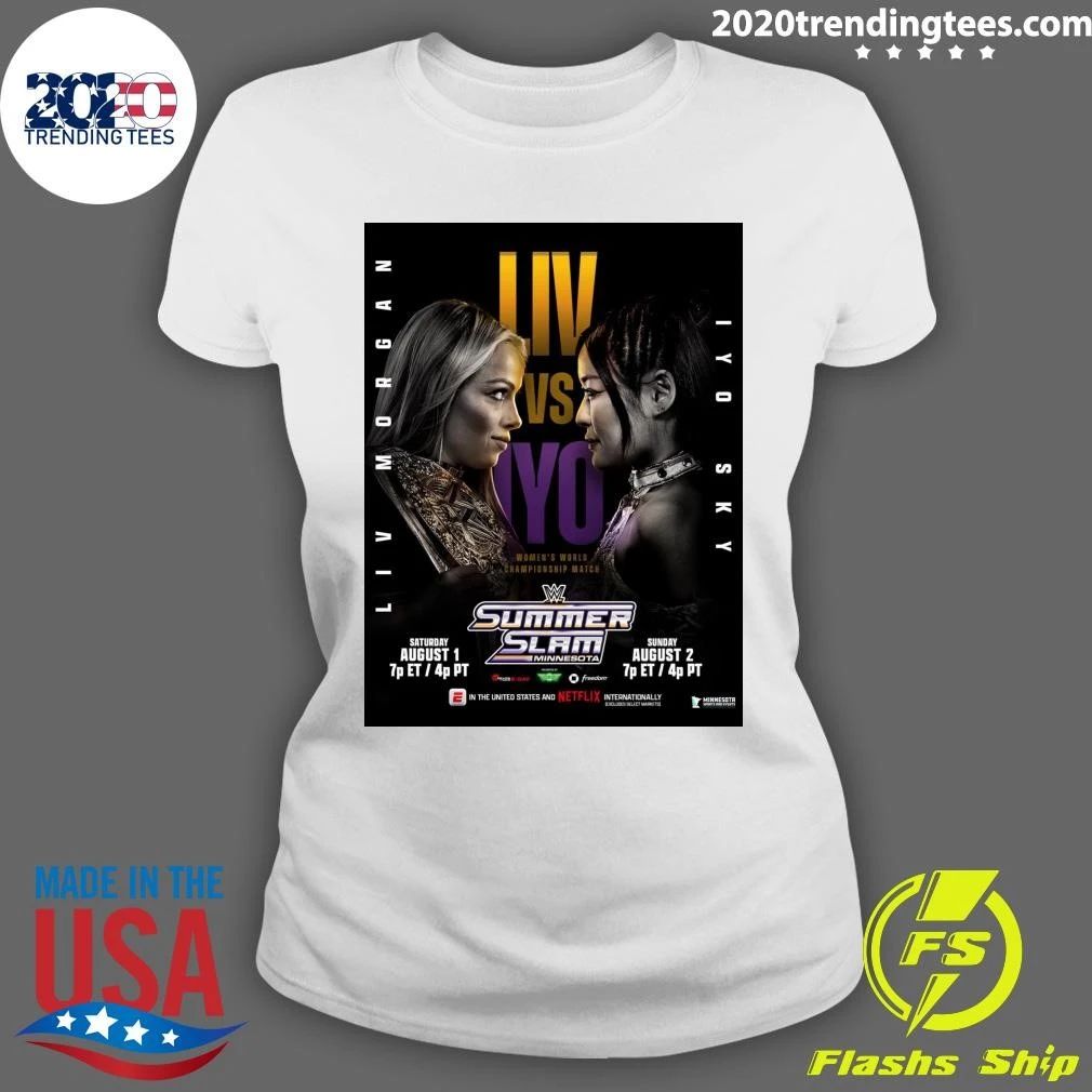 Liv Morgan Vs. Iyo Sky For The Women’s World Championship At Summerslam 2026 Shirt
