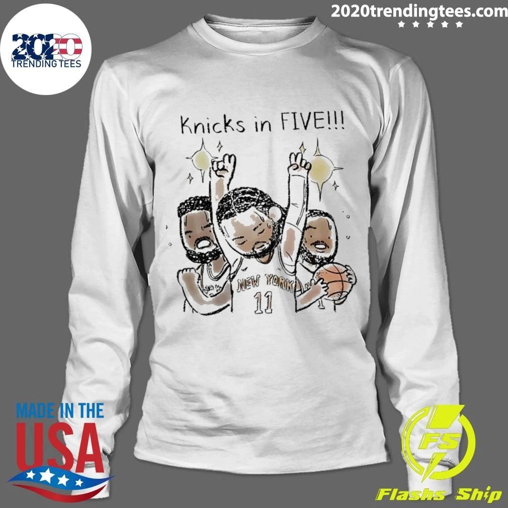 Knicks In Five Caricature Shirt