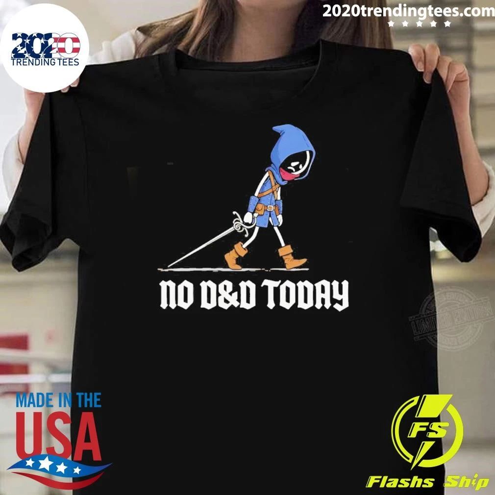 No D&d Today Rogue Cartoon Shirt