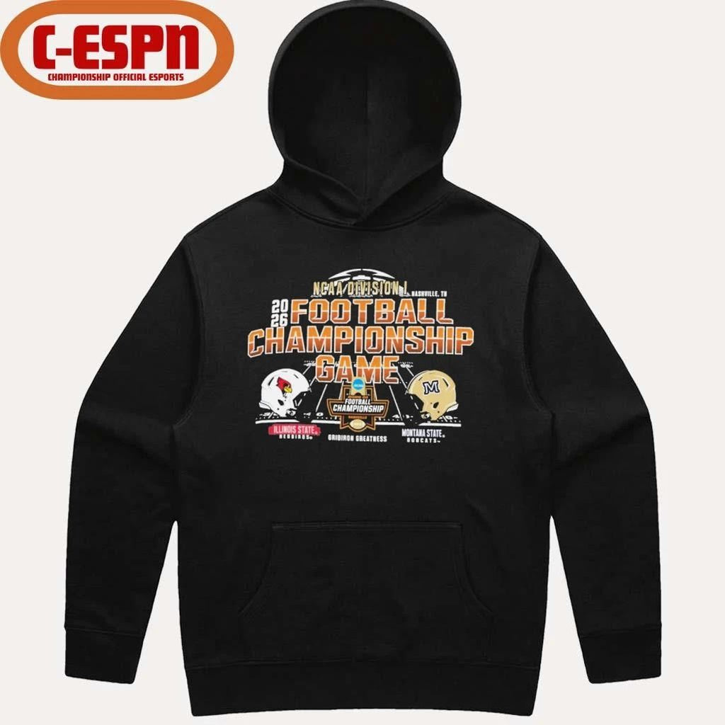 Nashville, TN 2026 NCAA DI Football Championship Game Illinois State Vs Montana State Matchup Shirt