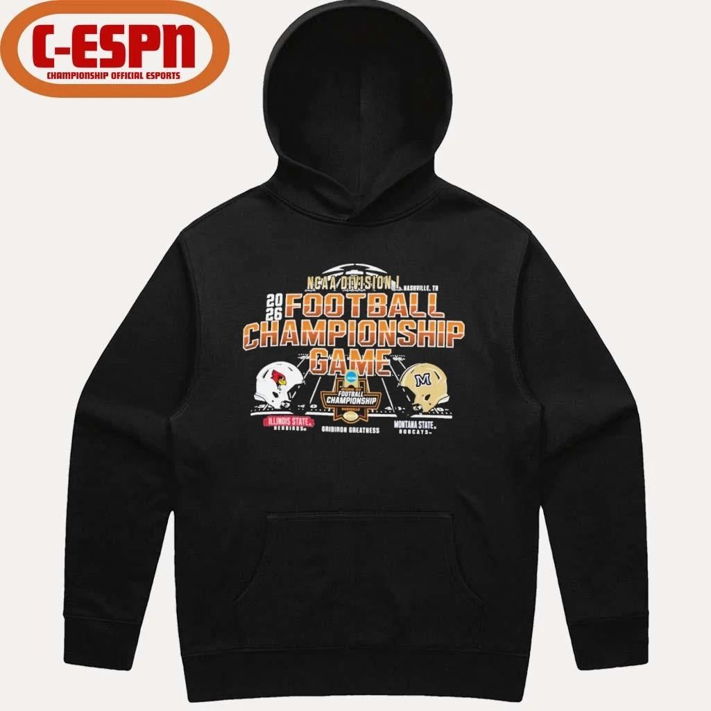 Nashville, TN 2026 NCAA DI Football Championship Game Illinois State Vs Montana State Matchup Shirt