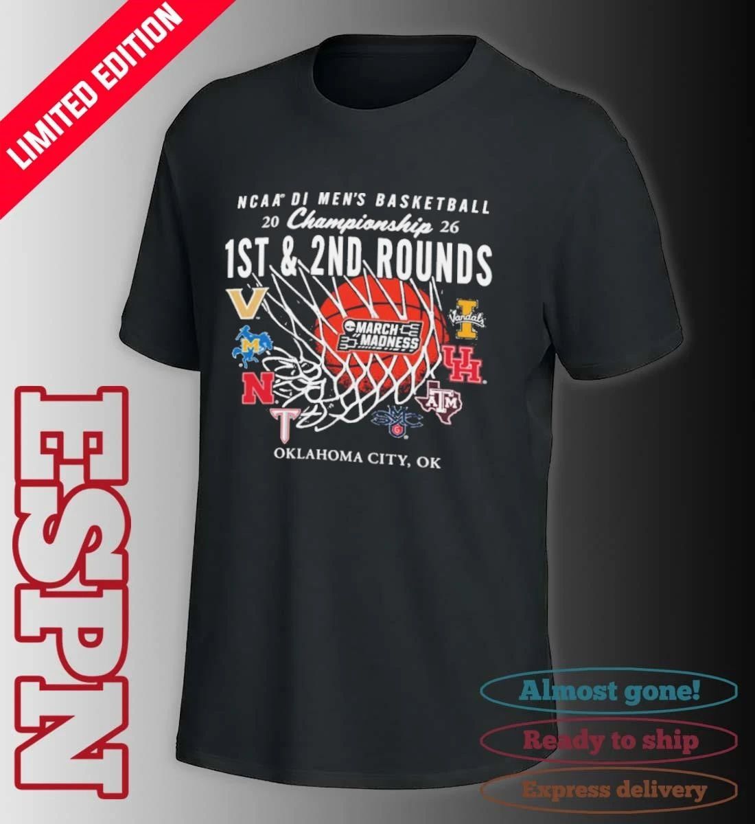 2026 NCAA DI Men’s Basketball 1st, 2nd Rounds – Oklahoma City Shirt