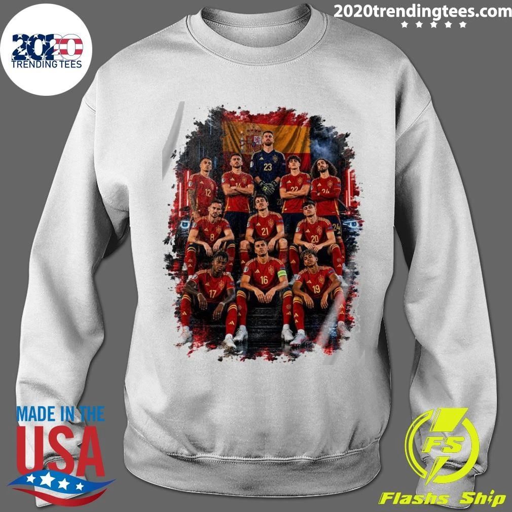 Spain National Team Soccer Squad Sports Fan Celebration Football World Cup 2026 Shirt