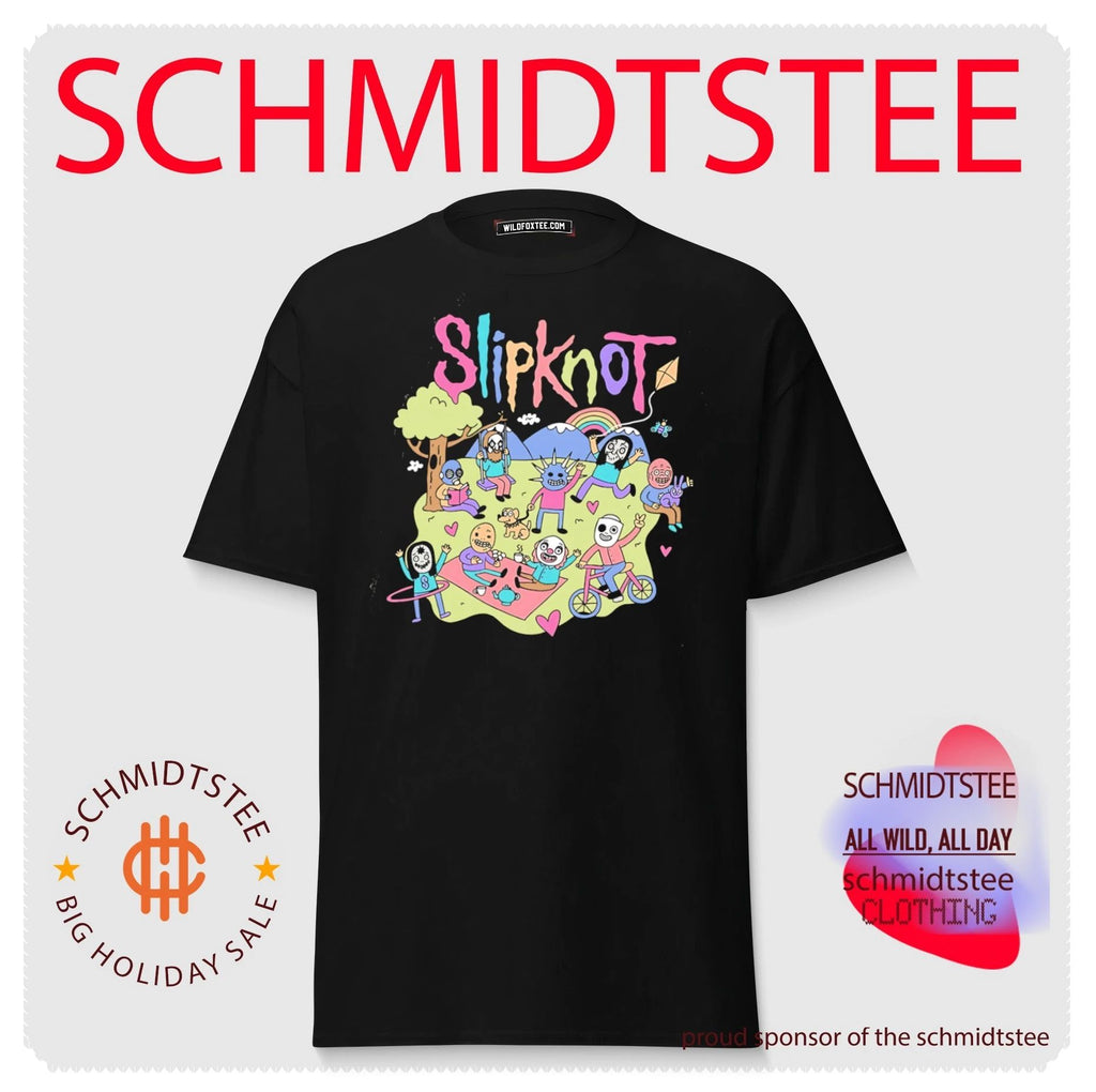 Slipknot cartoon characters shirt