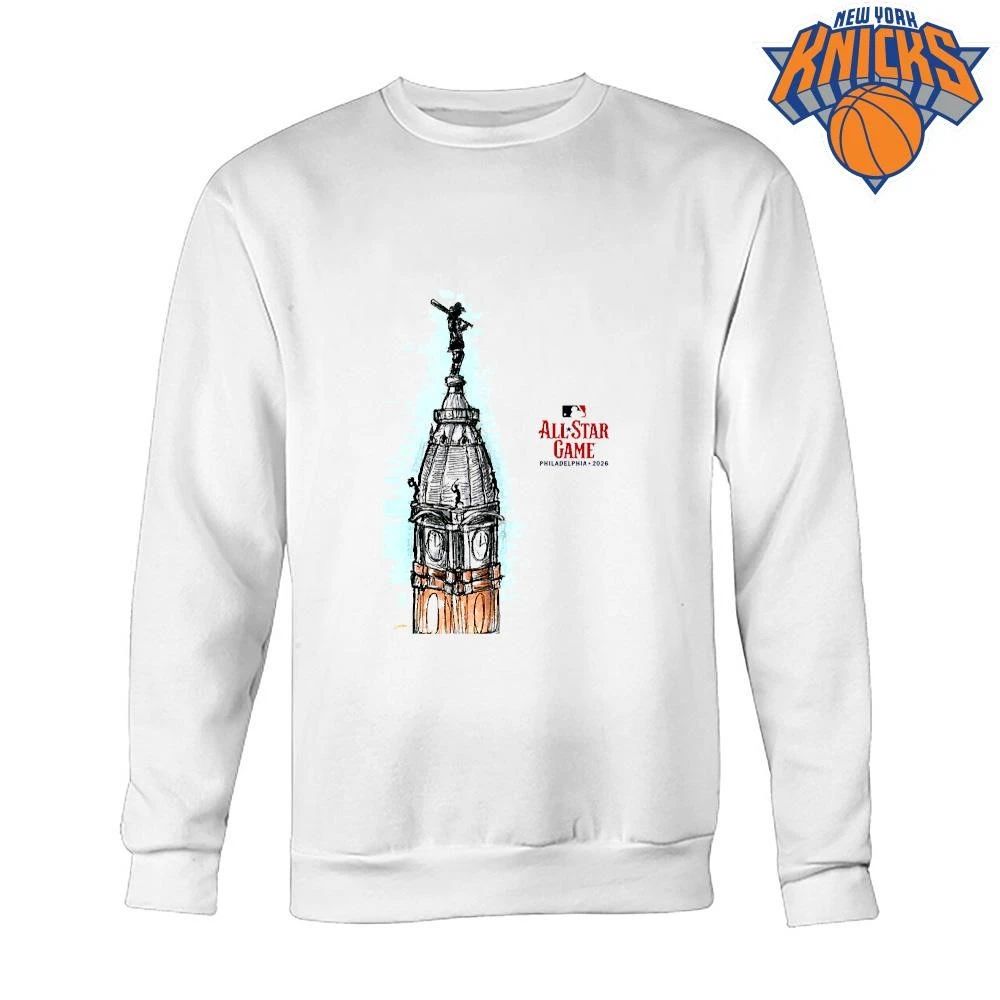 MLB All Star Game Philadelphia 2026 City Hall Tower Sketch shirt