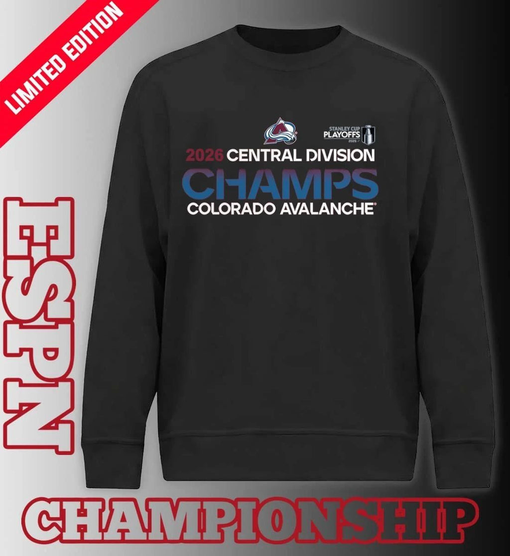 Colorado Avalanche 2026 Central Division Champions Shirt