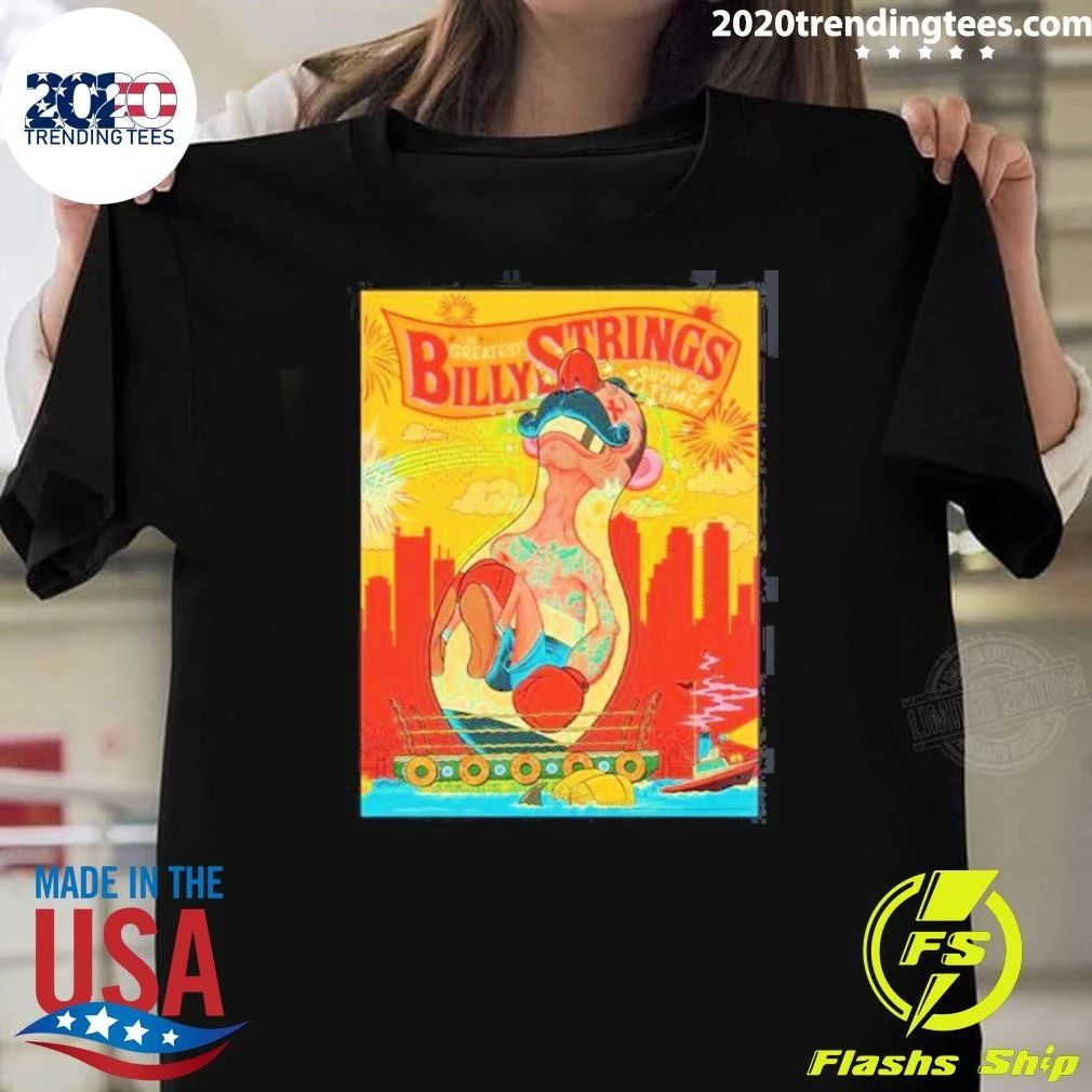 Billy Strings Boston MA 2026 Night 2 Venue Poster Live At Agganis Arena On July 22 2026 Art By Your Cinema Shirt