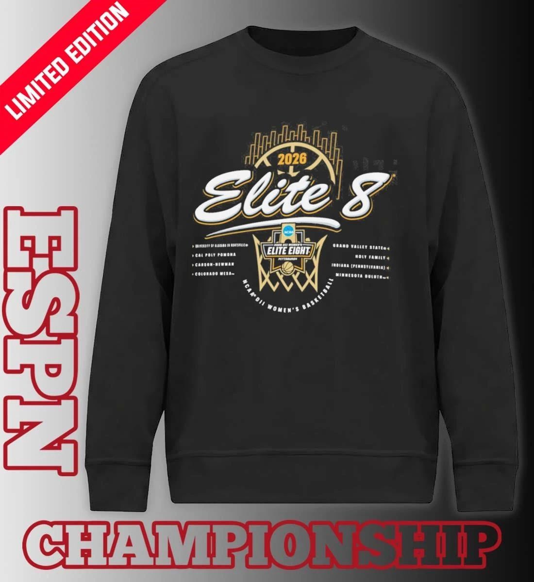 2026 NCAA Division II Women’s Basketball Elite Eight T-Shirt