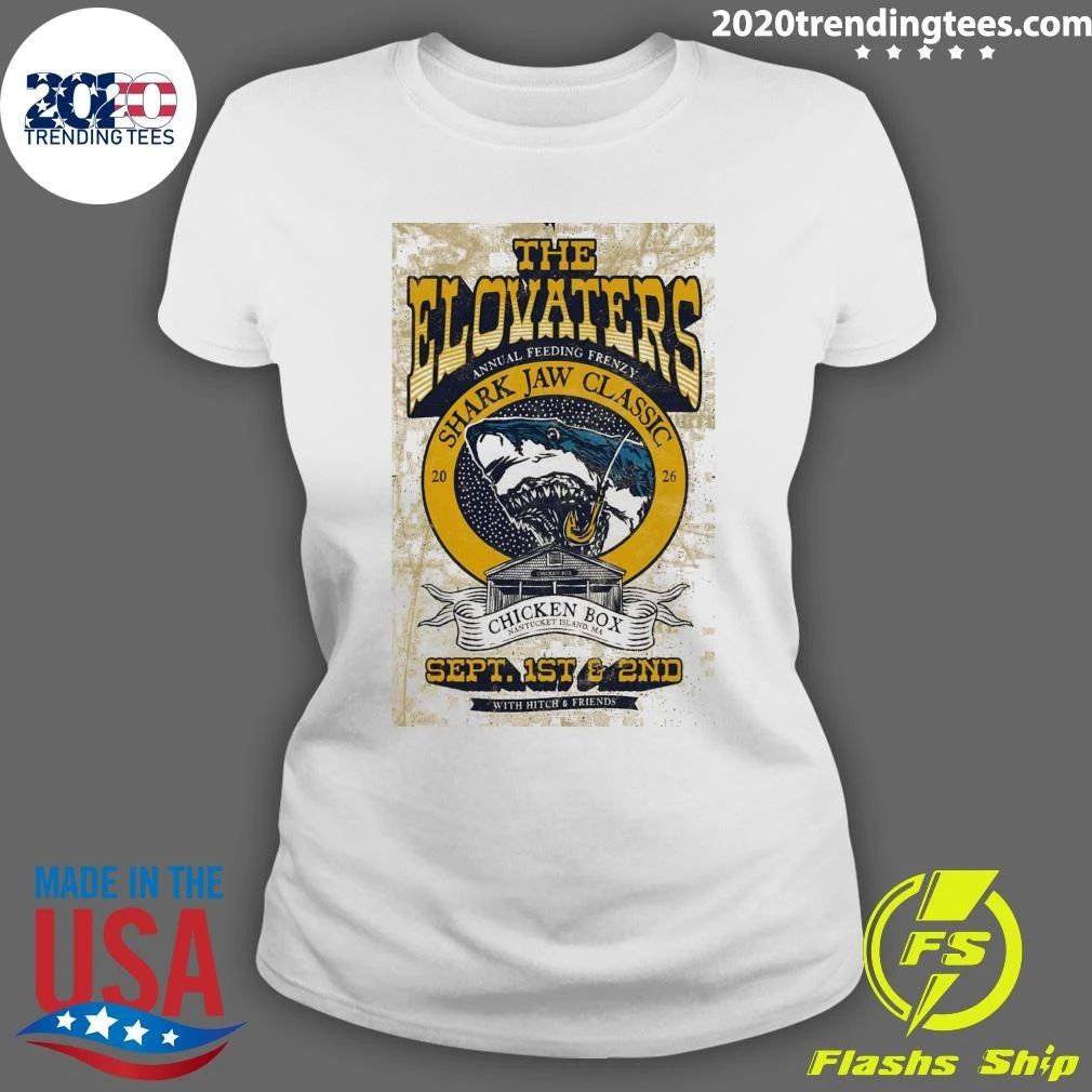 The Elovaters Annual Feeding Frenzy Shark Jaw Classic Nantucket MA, September 1-2 2026 Shirt