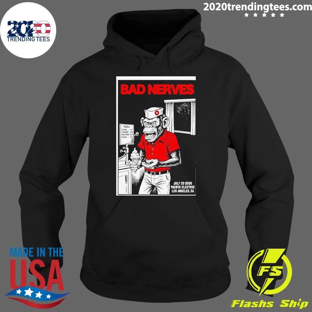 Bad Nerves July 23 2026 Pacific Electric In Los Angeles Shirt