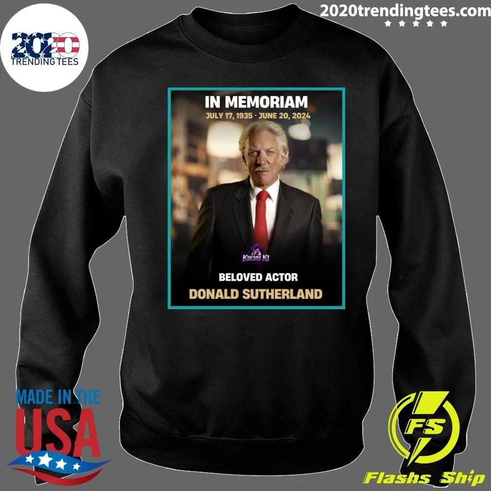 In Memory of Donald Sutherland 1935–2024 Shirt