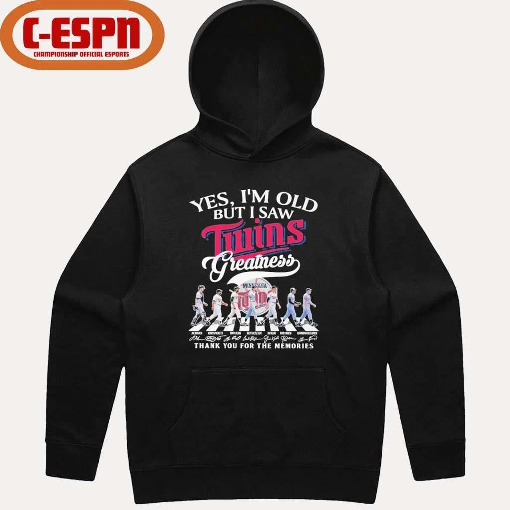 Yes, I’m Old But I Saw Minnesota Twins Abbey Road Legends Greatness T-Shirt