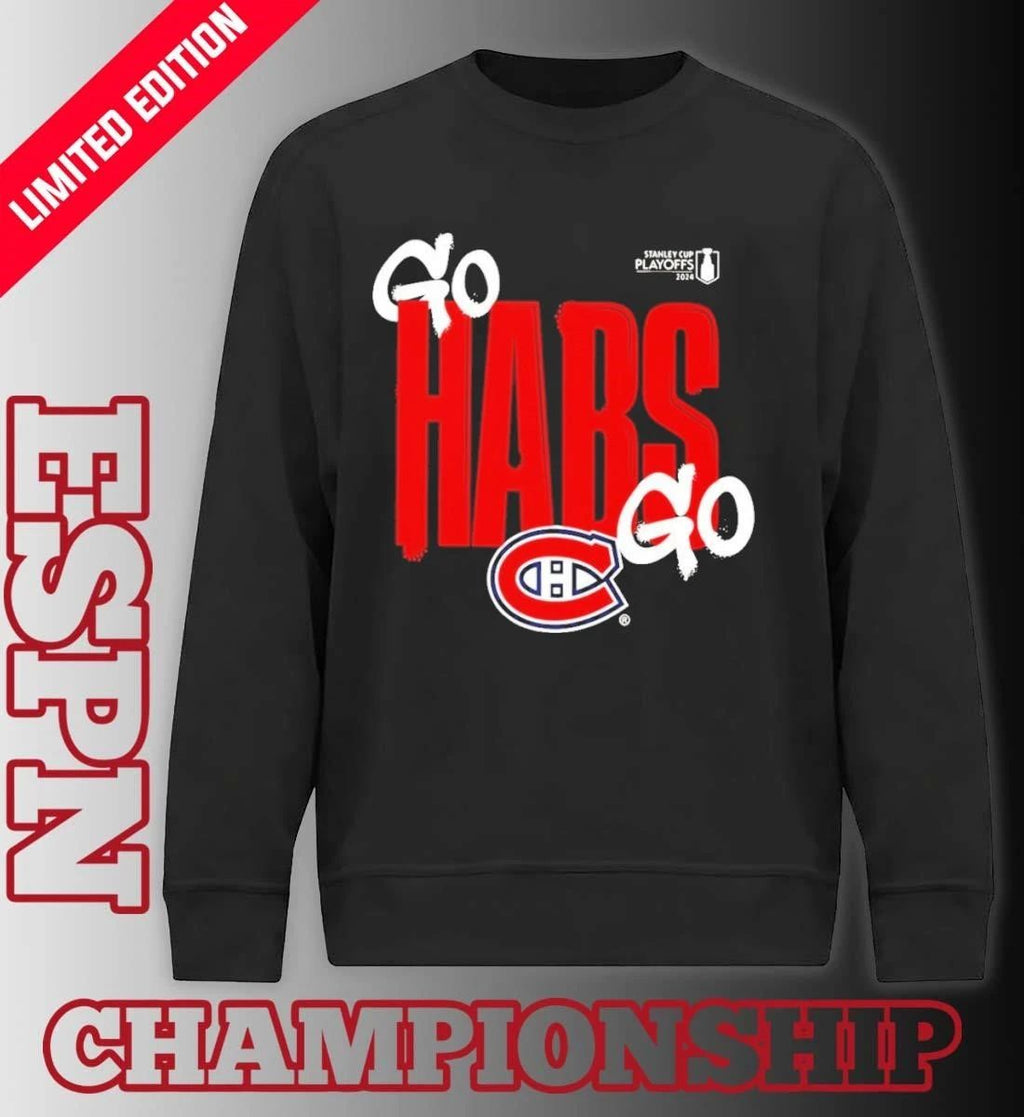 Montreal Canadiens Go Habs Go 2026 NHL Playoffs Slogan T-Shirt
