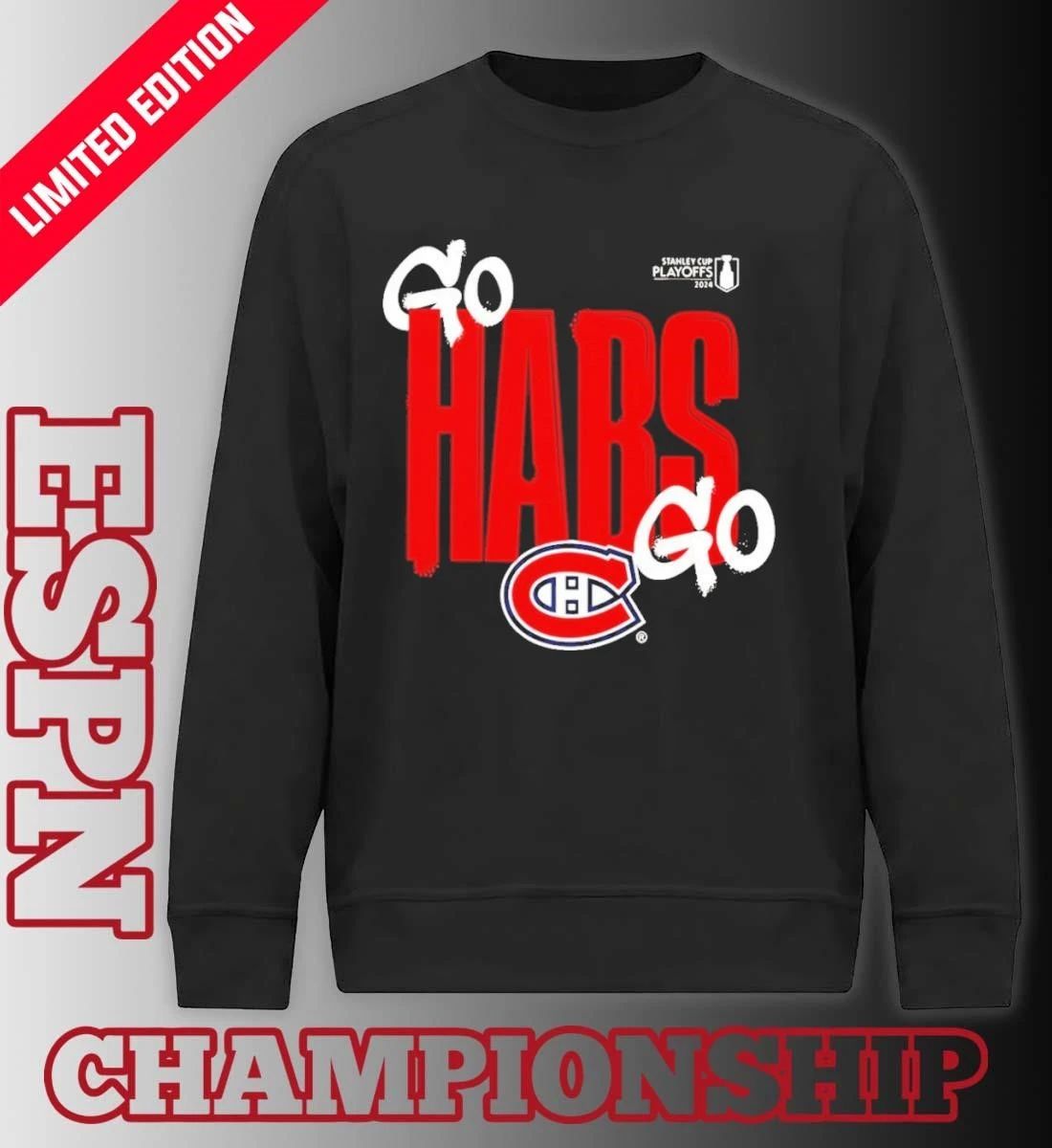 Montreal Canadiens Go Habs Go 2026 NHL Playoffs Slogan T-Shirt