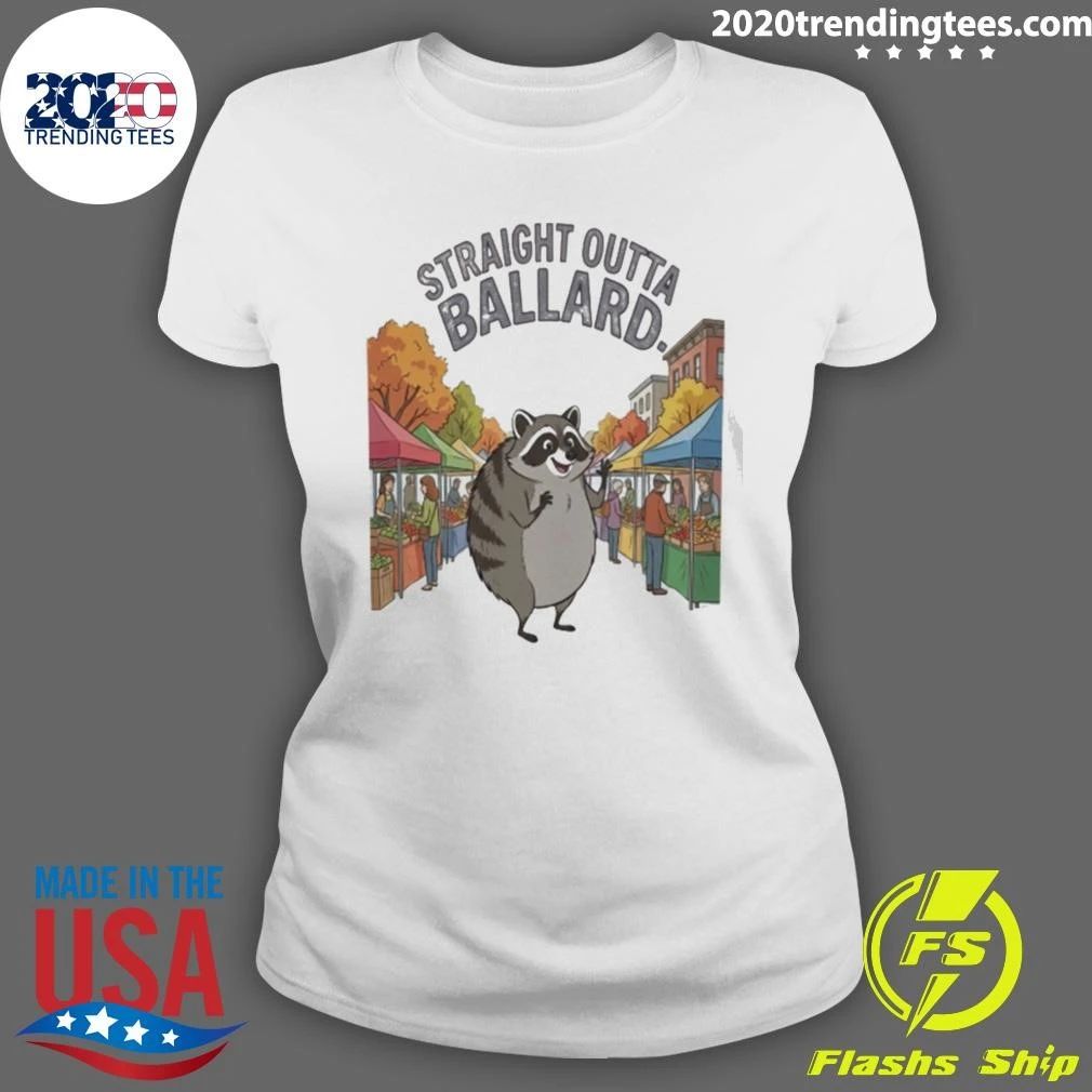 Raccoon Jimothy Straight Outta Ballard Shirt