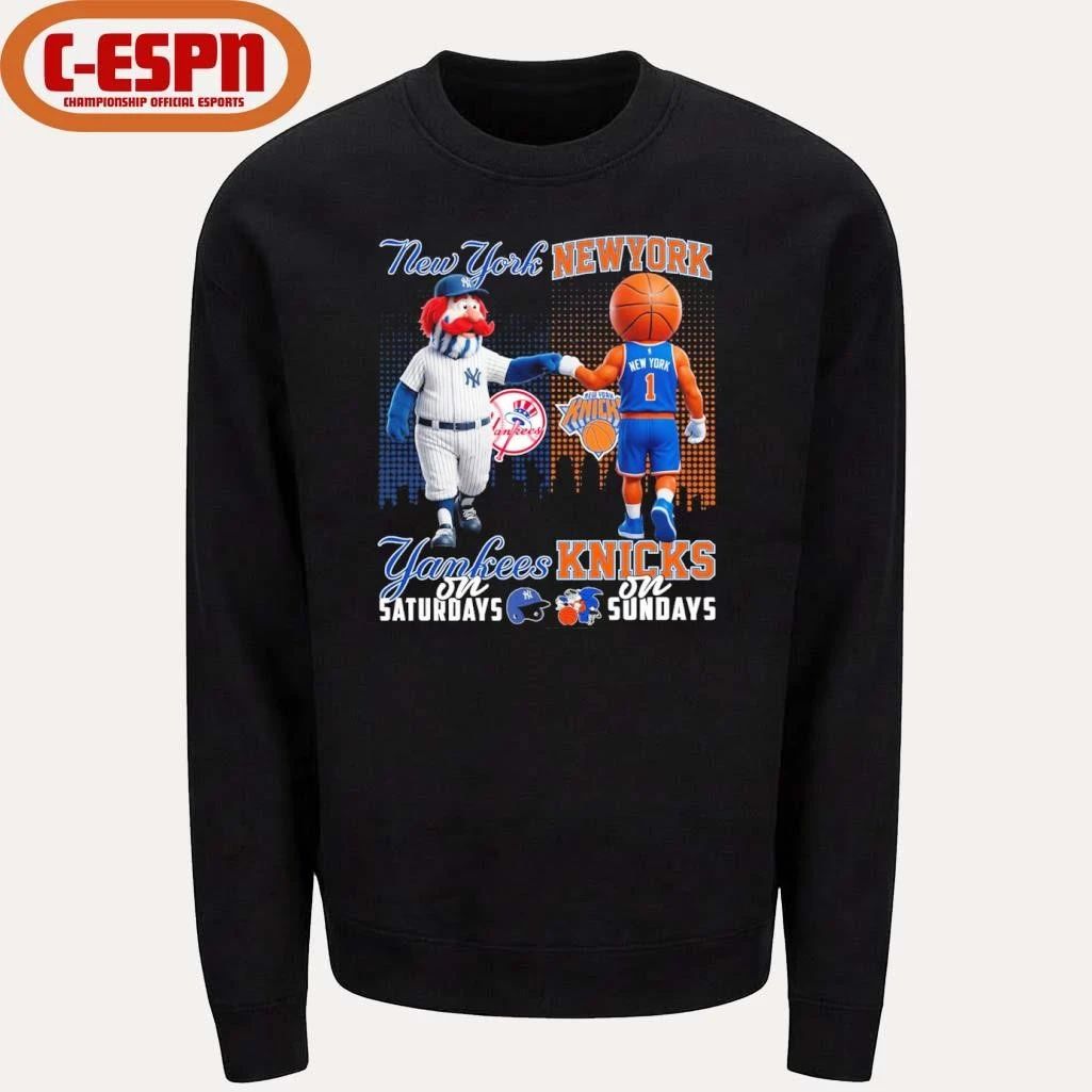 Mascot New York Yankees On Saturdays And New York Mets On Sundays Shirt