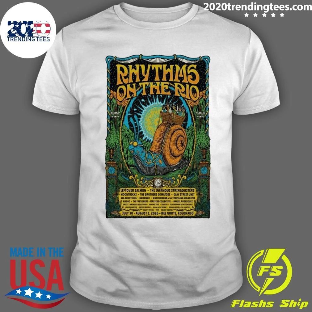 Rhythms On The Rio In Del Norte Co On Jul 30-aug 2 2026 Event Poster Shirt