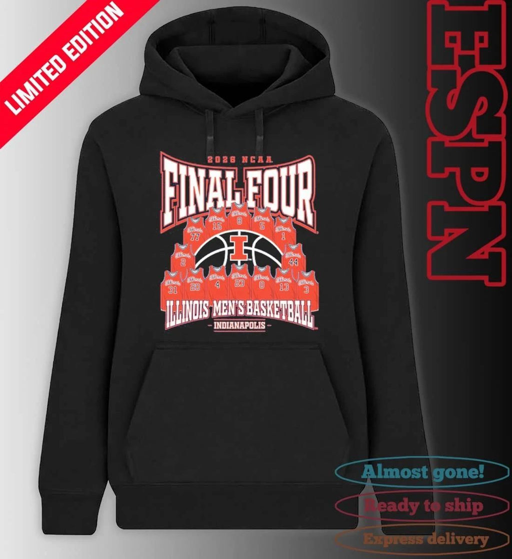 Illinois Men’s Basketball 2026 NCAA Final Four Jersey Madness T-Shirt