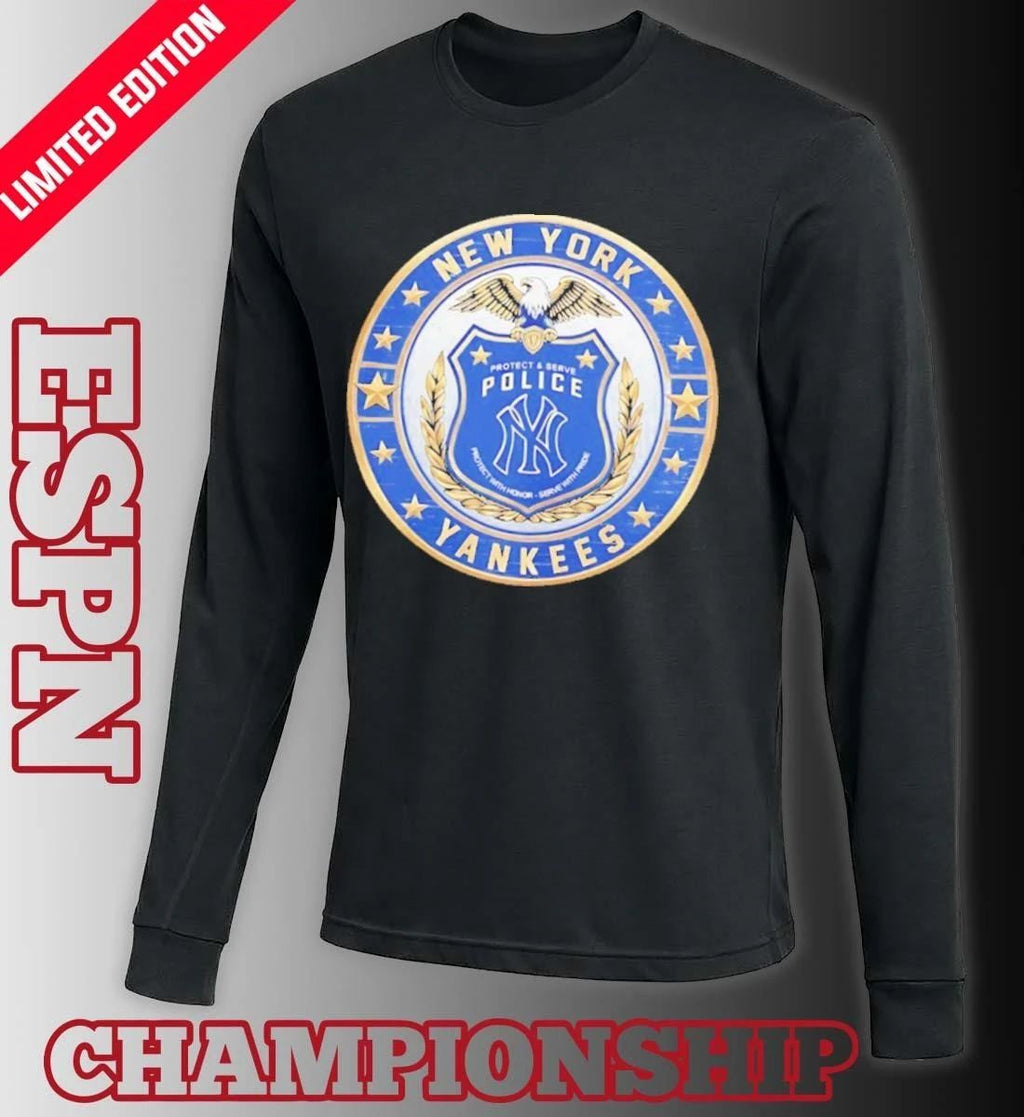 New York Yankees X Protect & Serve Police Shirt