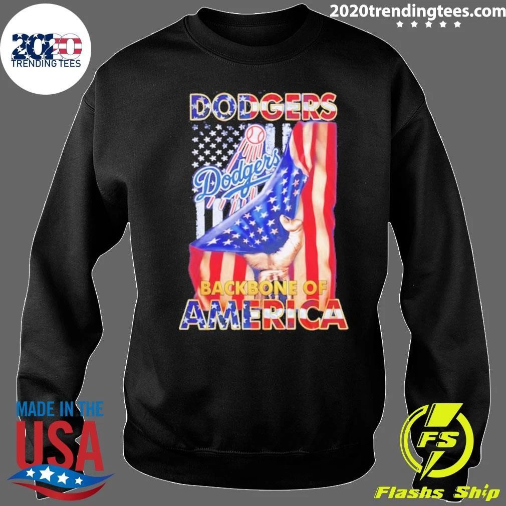 Dodgers Backbone Of America Mlb Baseball Shirt
