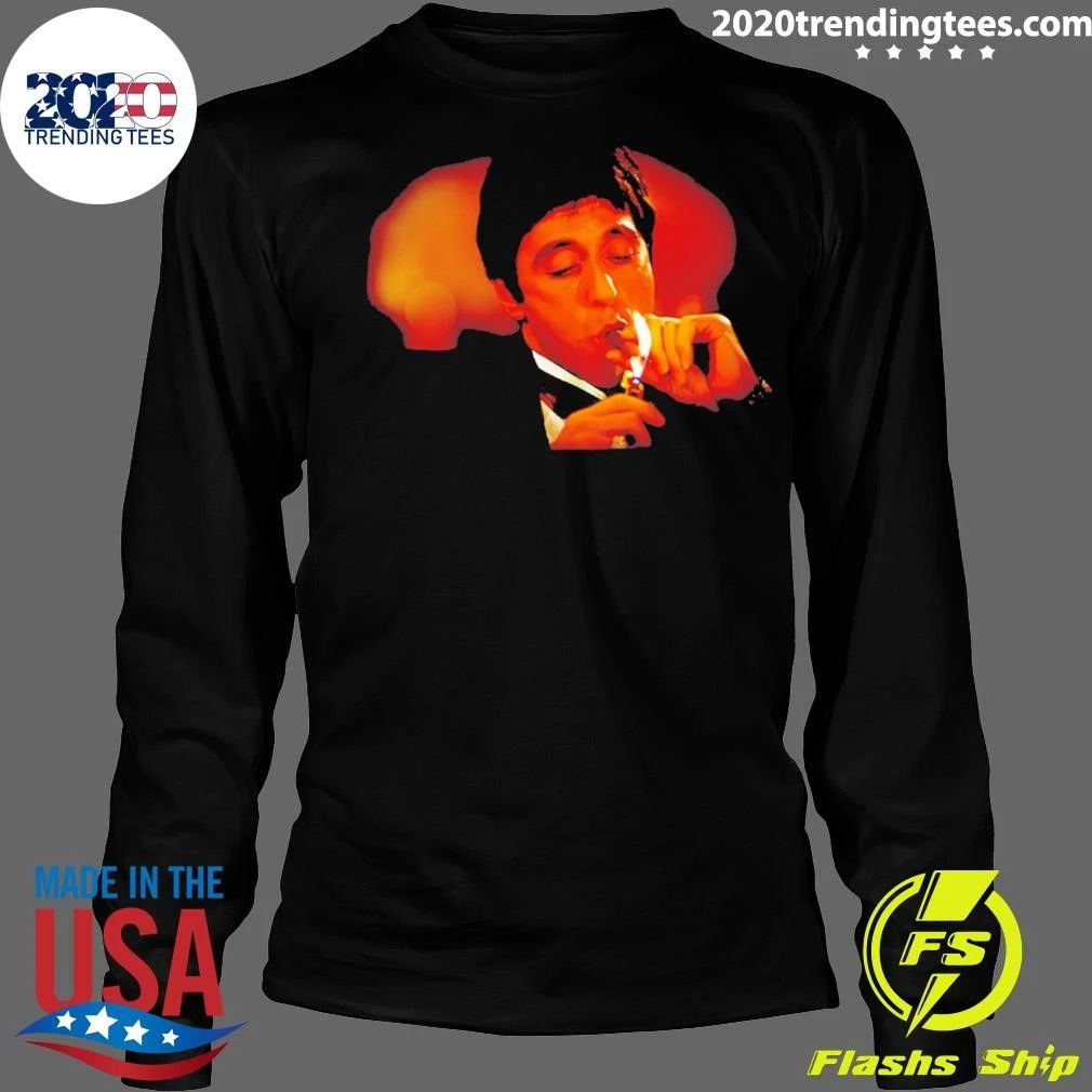 Tony Montana Smoking Cigar Vintage Shirt