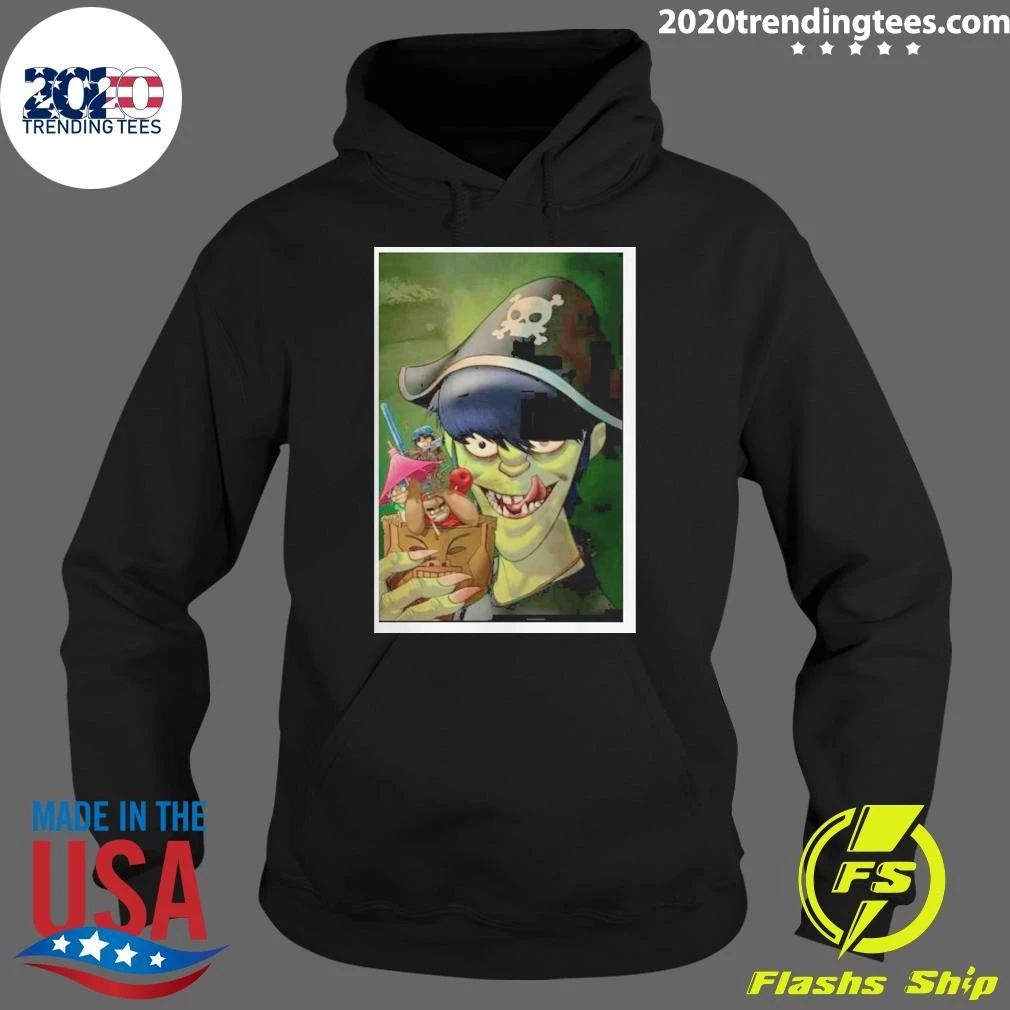 GORILLAZ Pirate Cocktail Shirt