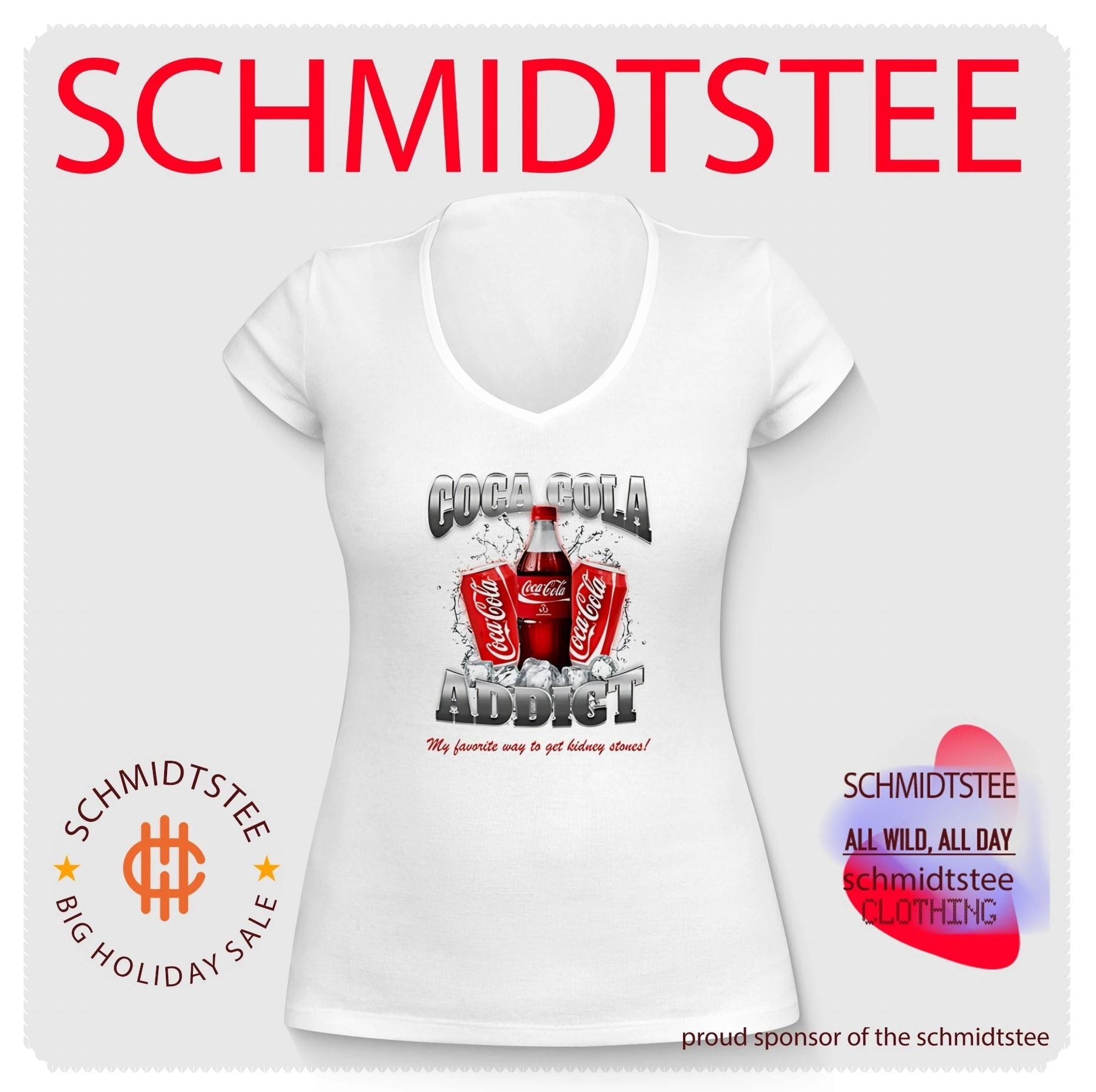 Coca Cola addict my favorite way to get kidney stones shirt