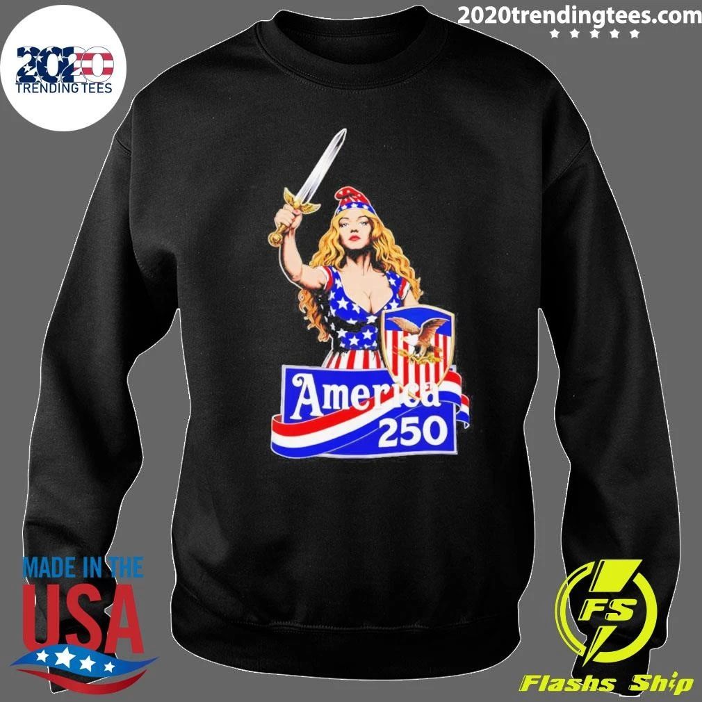 Strong Woman America 250 4th Of July Shirt