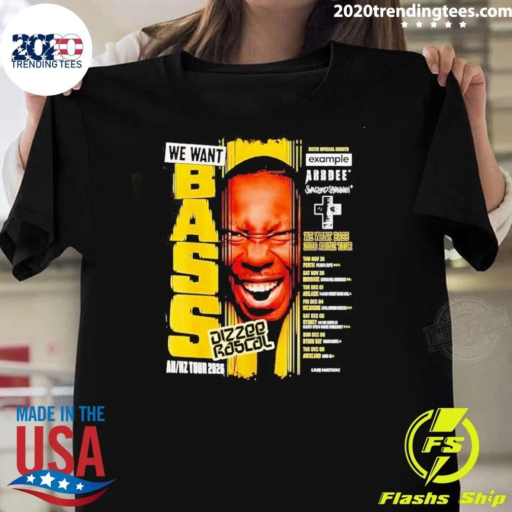 Dizzee Rascal We Want Bass Shirt