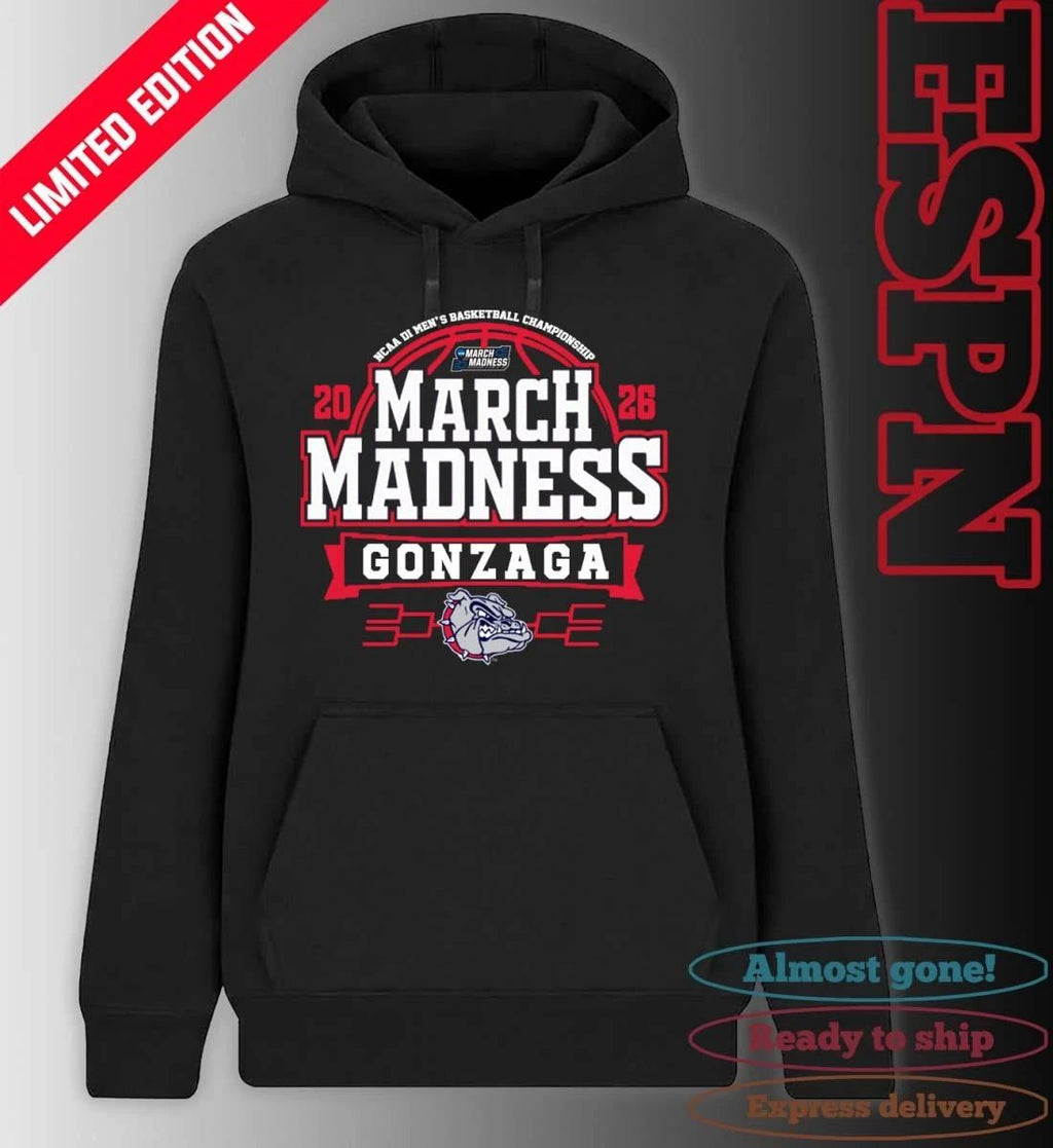 Gonzaga Bulldogs March Madness 2026 NCAA DI Men’s Basketball Tournament T-Shirt