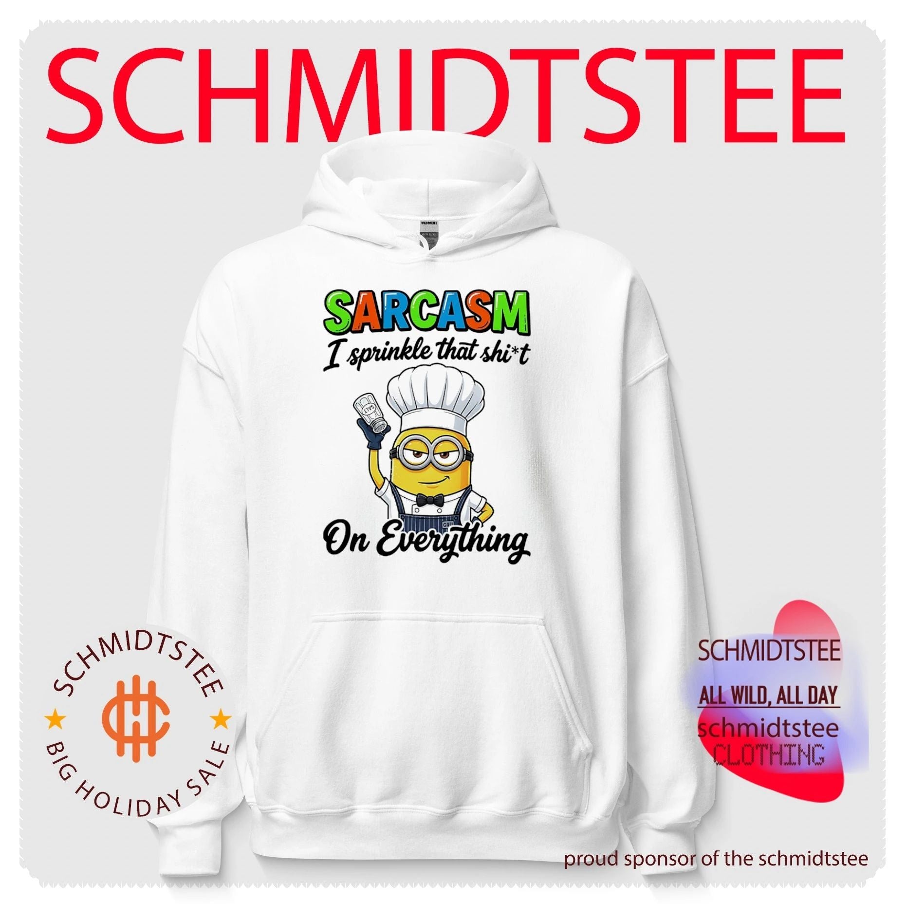 Sarcasm I sprinkle that shit on everything Minion shirt