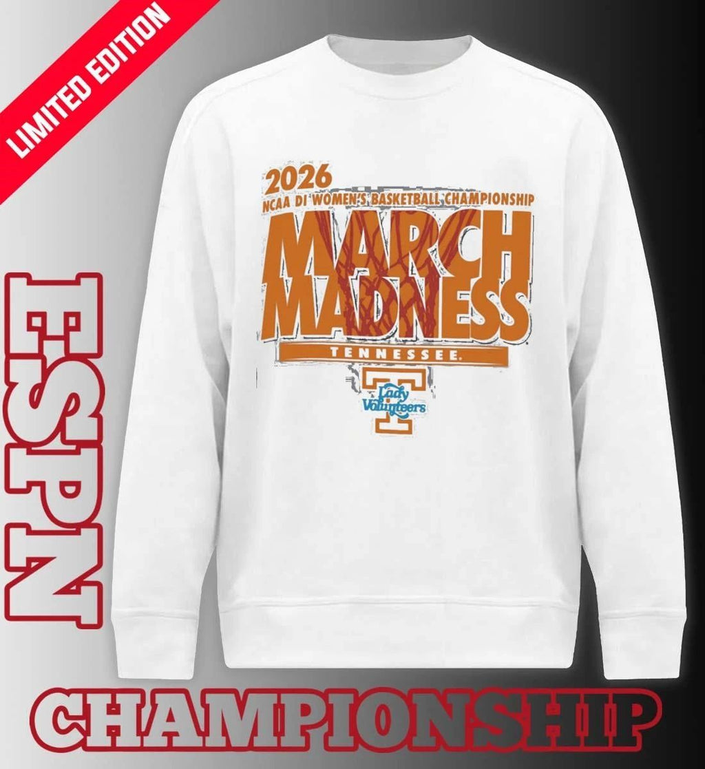 Tennessee Women’s Basketball Single Team 2026 NCAA March Madness Shirt